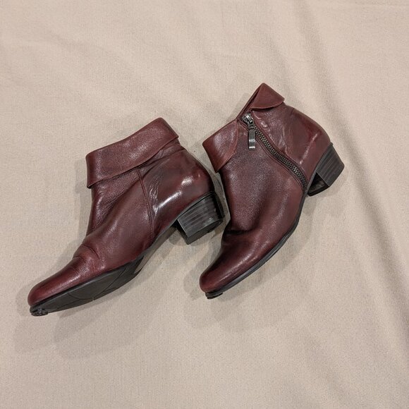 Spring Step Stockholm Booties in Bordeaux - Women's sz 7 - Picture 3 of 12